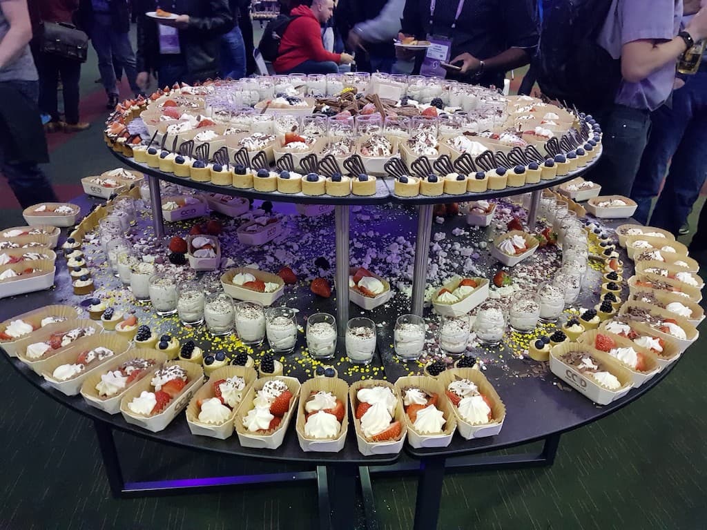 간식이 무척 맛있었습니다